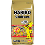 Haribo Goldbears Gummi Candy, Mini Bags, 0.4 oz, 125-count