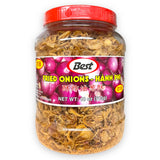 Best Fried Onions 18oz - Crunchy Fried Onion Toppings for Soups, Rice, and Stir Fry