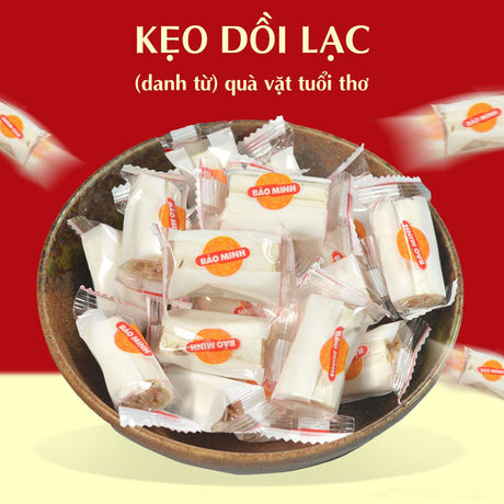 Peanut Candy (Kẹo Dồi Lạc / Kẹo Kéo) - 5.6oz