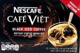 Nescafe Cafe Viet Black Iced Instant Coffee Drink Mix 15 Sachets x 16g