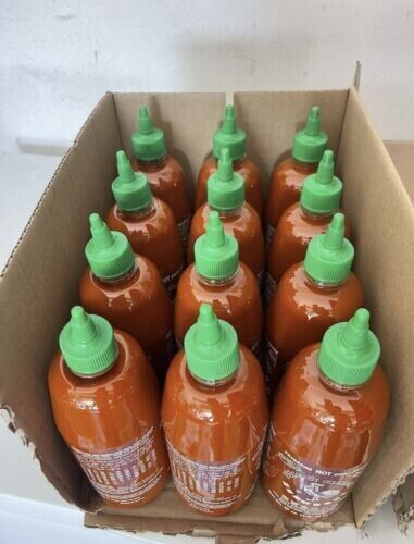 Full Case Huy Fong Sriracha Hot Chili Sauce12 Bottles 28oz Sriracha. May 2025 New