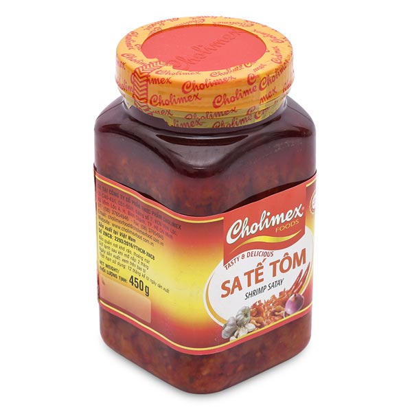 Cholimex Sate Tom Shrimp Satay Plastic Bottle 450G