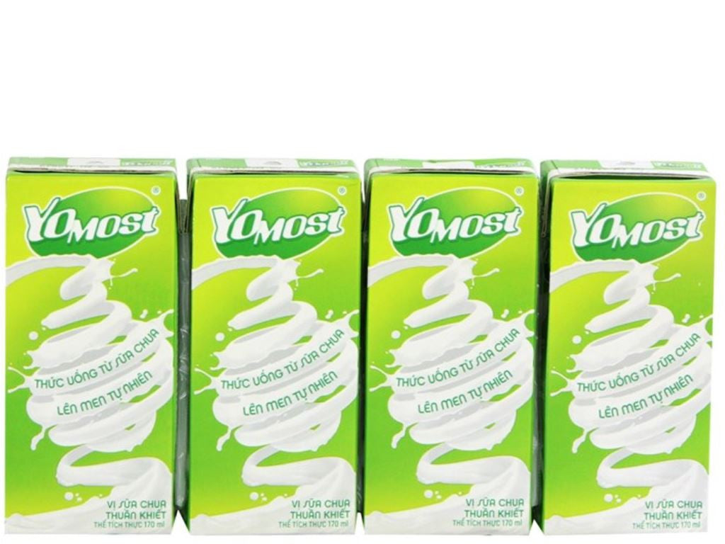 Yomost Yogurt Drink - Natural Fermented Yogurt Pack 4x170ml