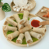 Fish And Shrimp Net Spring Roll