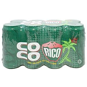 Coco Rico - Natural Coconut Flavored Soda - 12 oz