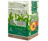 Phuc Long Peach Black Tea Teabag (25s x 2g) 50g - Peach tea is marinated from black tea and extracted from natural peach flavor, when brewing the tea with the scent of peach, red tea and sweet taste