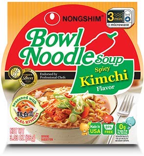 Nongshim Bowl Instant Noodle Soup Assorted Bundle Sampler | 6 Flavors: Shin Bowl, Lobster, Spicy Shrimp, Spicy Kimchi, Spicy Chicken, Hot & Spicy (6 - Pack)