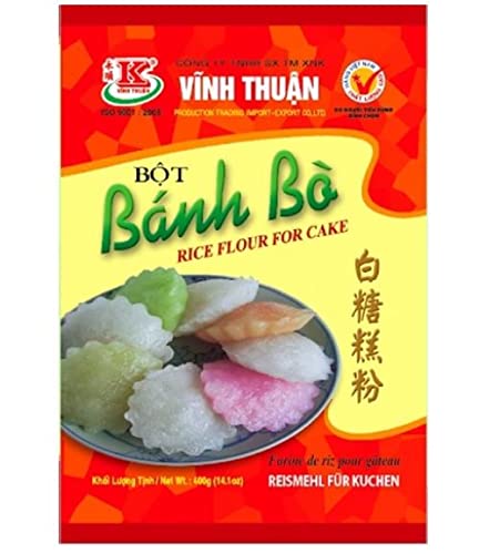 Vinh Thuan Bot Banh Bo (Rice Flour for Cake) 400g - It is used to make traditional Vietnamese white sugar sponge cakes.