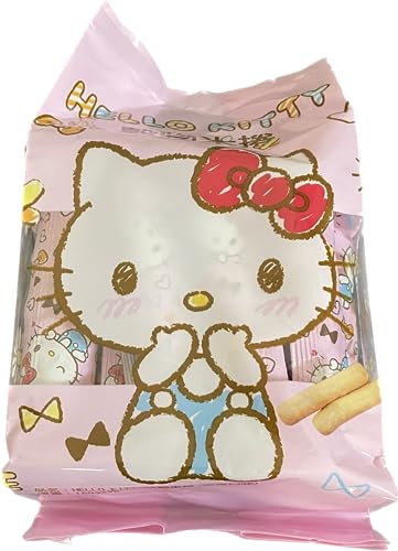 Hello Kitty All natural Energy Gain rice cake roll 5.64 oz (Egg Yolk / Pink,)