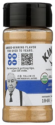 KINDERS Organic Japanese BBQ Seasoning, 3.3 OZ