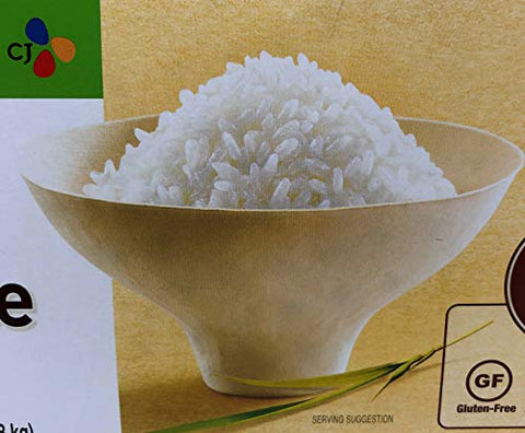 Bibigo Restaurant-Style Cooked Sticky White Rice - Pack of 1 - 6 Bowls at 7.4 oz each