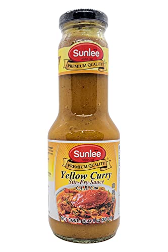 Sunlee Yellow Curry Stir Fry Sauce 10.14 fl oz [Pack of 2 Bottles]