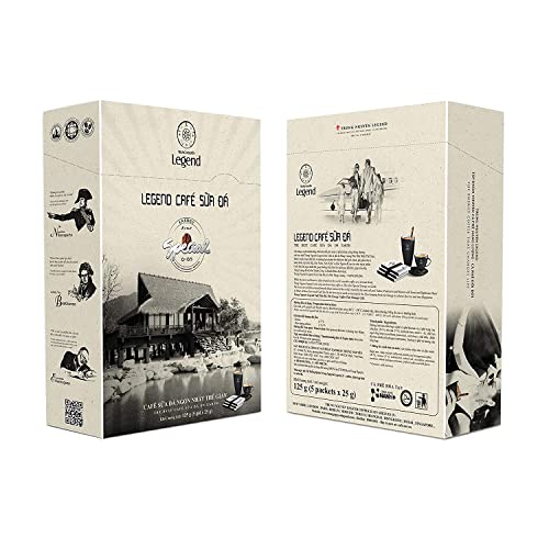 Trung Nguyen Legend — Cafe Sua Da — Premium Instant Vietnamese Coffee — 3 in 1  (9 Single Serve Packets)