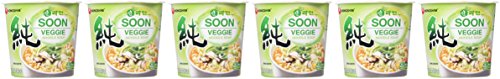 Nongshim Soon Instant Vegan Ramen Noodle Soup Cup, 6 Pack, Microwaveable Safe Cup, Vegan Meatless Ramen