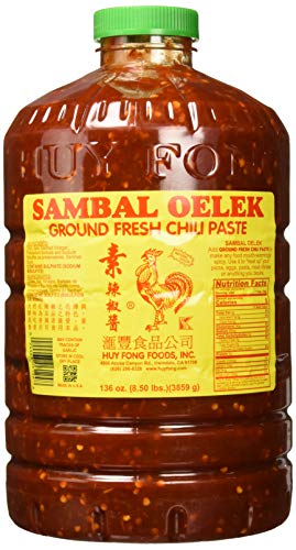 Huy Fong Sambal Oelek, 8.5 Pound ,Chili,136 Ounce