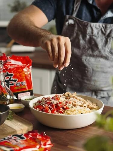 Nongshim Gourmet Spicy Shin Instant Ramen Noodle, Chunky Vegetables, Premium Microwaveable Ramen Soup Mix, (농심 라면) 4 Packs