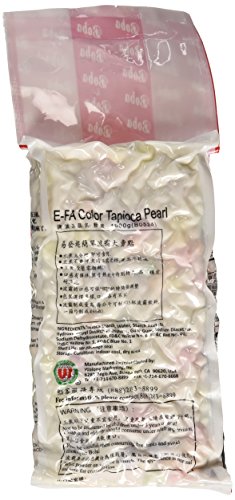 E-FA BRAND E8 Boba Rainbow Tapioca Pearl, Fresh Boba/Bubble Tea Ready in 5 Minutes, 2.2 LB
