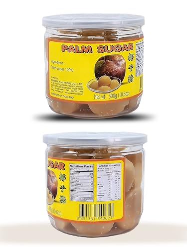Pure Palm Sugar 10.5oz (300g) Perfect for Pad Thai, Adobo, and Desserts