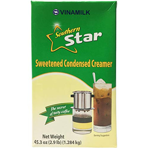 Vinamilk Sweetened Condensed Milk Creamer 45.3 ounce Box - Concentrated Sweet Liquid Milk Best for Vietnamese Coffee - Rich Original Flavor to Sweeten Any Beverage and Food