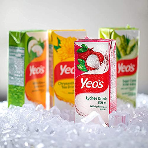 Yeo's Sugar Cane Drink with No Added Flavoring, Pack of 24 8.5 Fl Oz Cartons - Natural Energy Drink Full of Antioxidants and Minerals - Premium Raw Sugarcane Juice Drink with Caramel