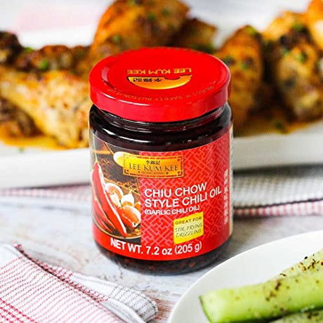 Lee Kum Kee Chiu Chow Chili Oil net wt. 205g (7.2oz)