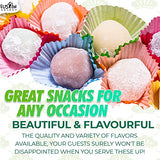 Japanese Mochi 8 Variety Pack: Boba Milk Tea, Taro, Sesame, Hamimelon, Lychee, Green Tea, Peanut & Red Bean in Fusion Select Gift Box