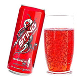 STING Energy Drink Red Ginseng Strawberry, Nuoc Tang Luc Sting 320ML, Fitness, Focus & Performance Drink, 10.8 Fl Oz