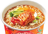 Nongshim Vegan Noodle Cup Combo Shin Ramyun Noodle Soup 3 packs + Soon Kimchi Noodle Soup 3 packs / Total 6 Packs