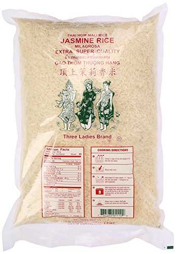 Three Ladies Jasmine Rice Long Grain 5 lbs (011109)