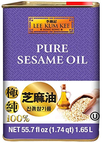 Pure Sesame Oil | 55.7 fl oz | 1.65 L