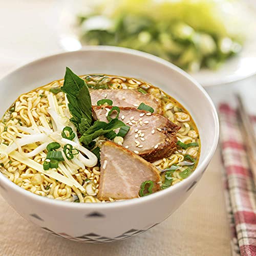 OMACHI Golden Potato Noodles - Braised Pork Rib Flavor - Made with Natural Ingredients (Braised Pork Rib, Pack of 5)