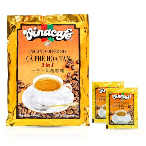 Vinacafe Instant Coffee Mix 3 in 1 (20 Sachets Per Bag)