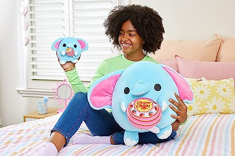 Snackles (Chupa Chup) Elephant Super Sized 14 inch Plush by ZURU, Ultra Soft Plush, Collectible Plush with Real Licensed Brands, Stuffed Animal