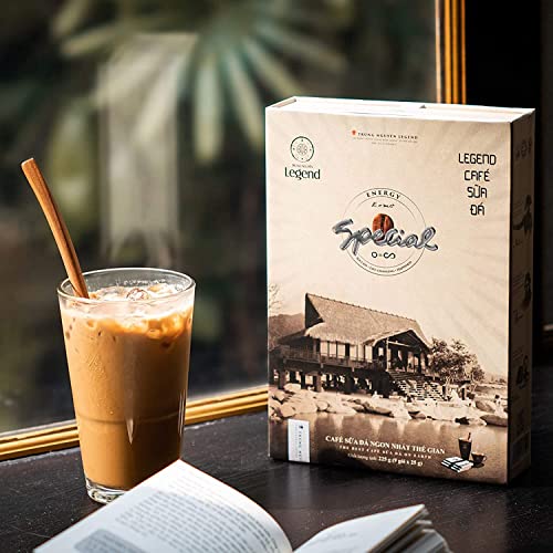 Trung Nguyen Legend — Cafe Sua Da — Premium Instant Vietnamese Coffee — 3 in 1  (9 Single Serve Packets)