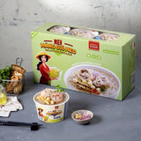 SIMPLY FOOD Instant Pork and Bamboo Shoot Glass Noodles (Mi_n M_ng Gi˜ Heo T™) - 9 BOWLS/ 55g each Ð Delicious, Clear Glass Vermicelli Noodles in a Flavorful Pork Broth