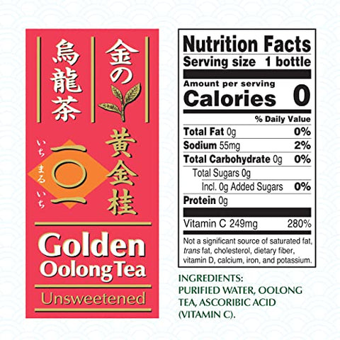 Ito En Tea Golden Oolong Tea, Unsweetened, 16.9 Ounce