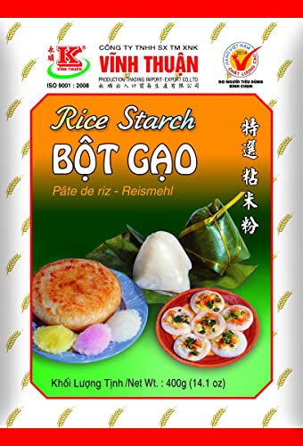 Vinh Thuan — Rice Starch — Gluten Free — Bot Gao, 1 Bag (14.1 oz)