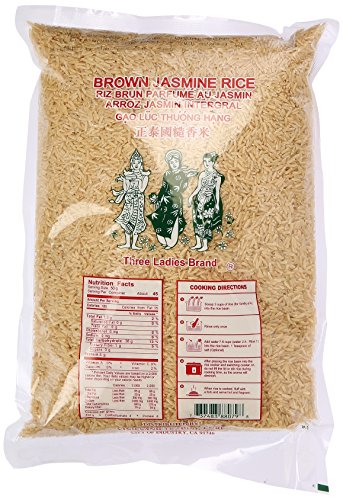 Three Ladies Brown Jasmine Rice 5 lbs