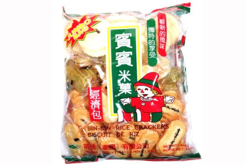 賓賓米果 Bin Bin Crispy Rice crackers (Regular 15.8 oz, 1 Pack)