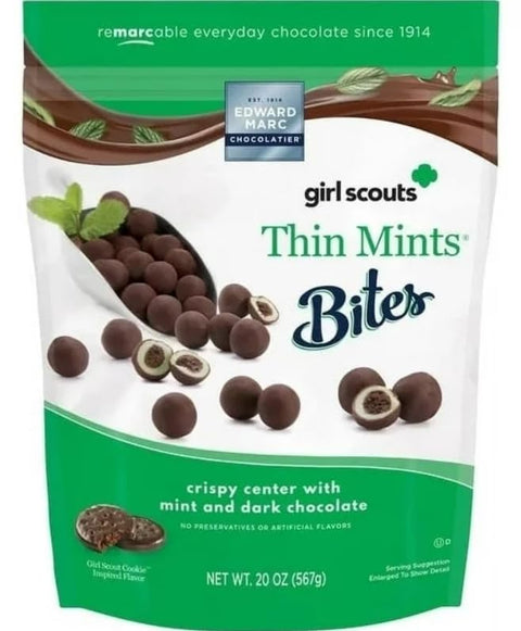 Edward Marc Girl Scouts Thin Mints Bites, 20 Ounce