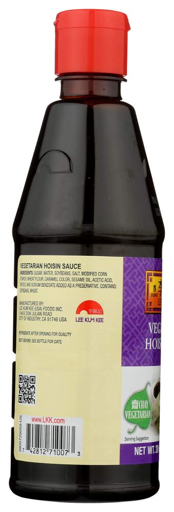 Lee Kum Kee Vegetarian Hoisin Sauce, 20 Ounce Bottles (Pack of 12)