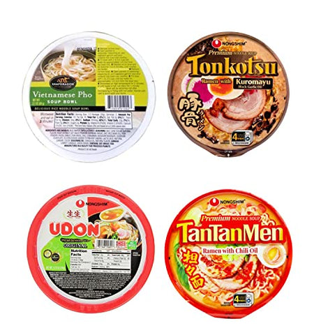 Asian Instant Ramen | Most Popular Choice Variety Bundle - Pack of 7