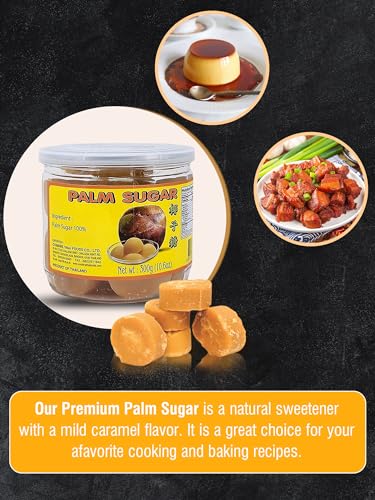 Pure Palm Sugar 10.5oz (300g) Perfect for Pad Thai, Adobo, and Desserts