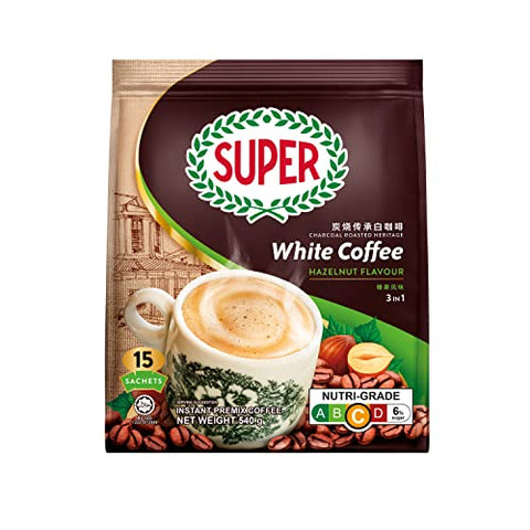 SUPER Charcoal Roasted White Coffee Hazelnut
