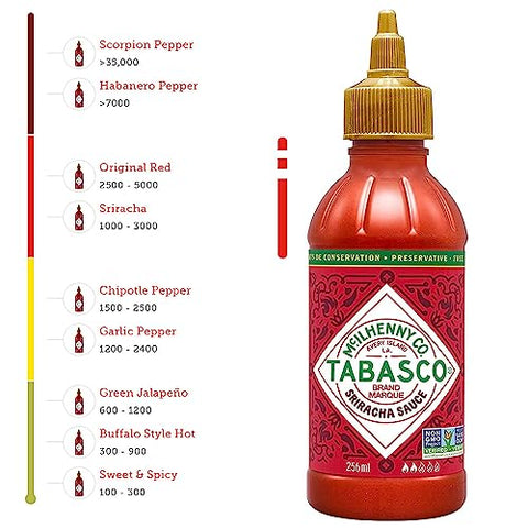 Sriracha Thai Chili Sauce by Tabasco Brand - 20 Oz (Pack of 2)