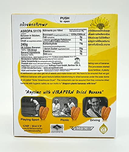 Premium Solar Dried Natural Banana 450g.