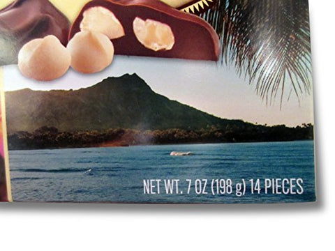 Hawaiian Host Aloha Macs Milk Chocolate Macadamia Nuts (6 ounce box, 12 pieces) (1 Box)
