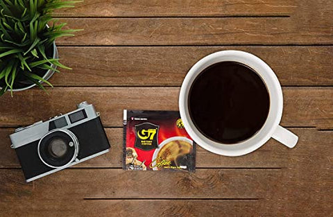 Trung Nguyen — G7 Instant Coffee — 100% Soluble Coffee — Pure Black — Strong and Bold — Instant Vietnamese Coffee (100 Packets per Bag))