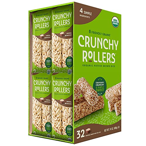 Friendly Grains - Crunchy Rollers - Original Brown Rice (16 packs of 2)