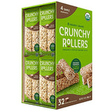 Friendly Grains - Crunchy Rollers - Organic Rice Healthy Snack Crispy Puffed Rice Rolls for Adults and Kids - Original Brown Rice (16 packs of 2)